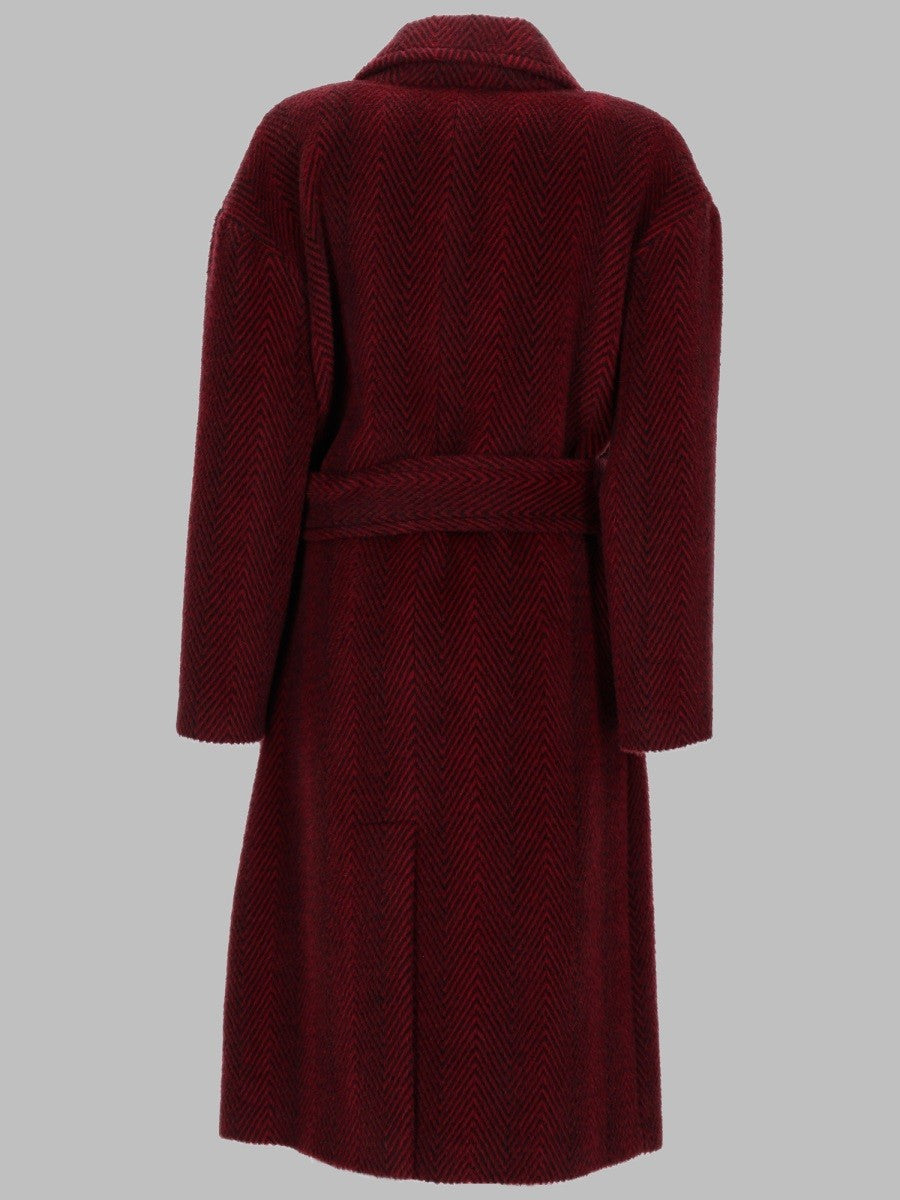 PALTO - Woman - Red - Coat