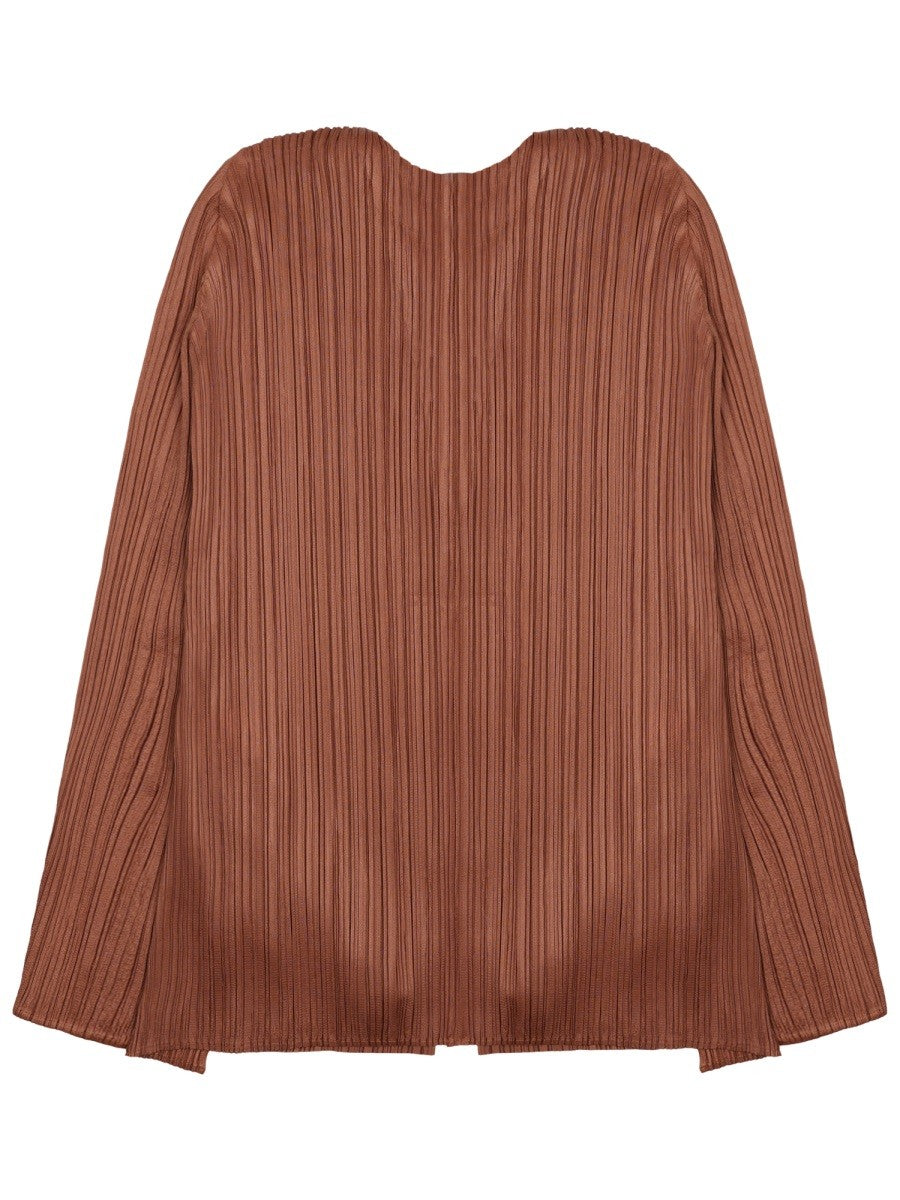 PLEATS PLEASE ISSEY MIYAKE - Woman - Brown - Jacket