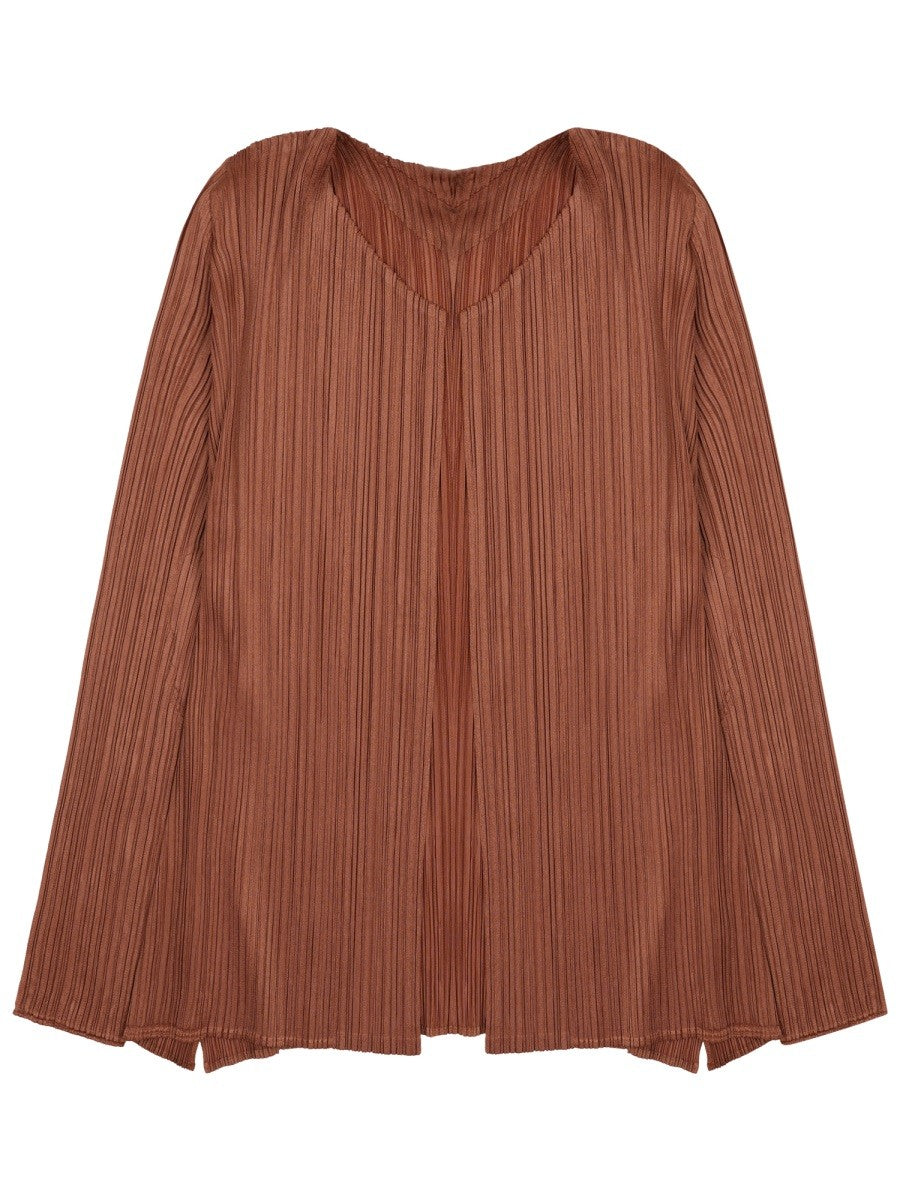PLEATS PLEASE ISSEY MIYAKE - Woman - Brown - Jacket