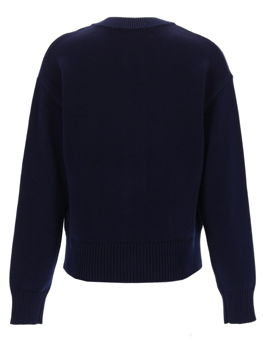 AMI PARIS - Unisex - Blue - Sweater