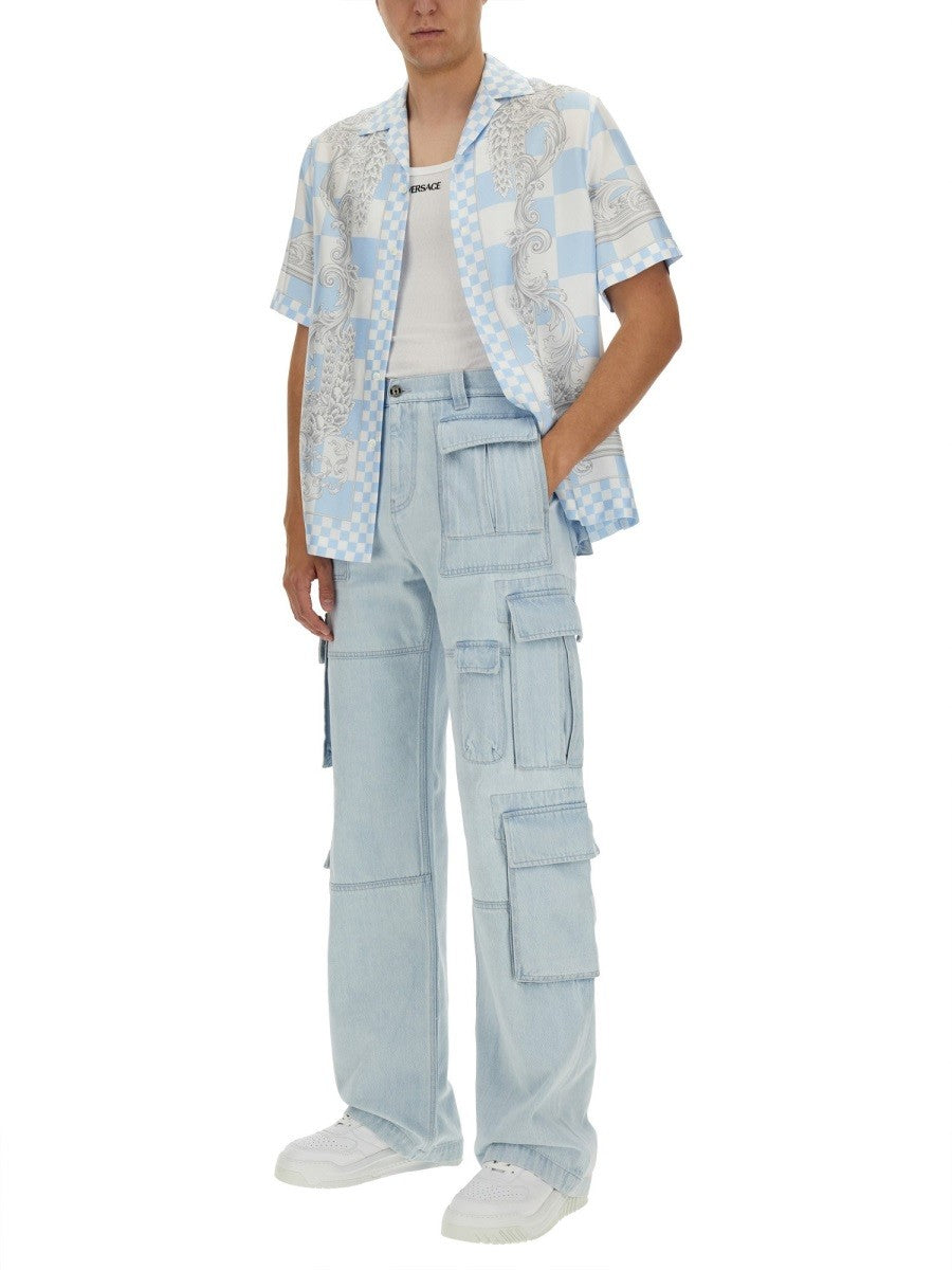 Versace - Man - Blue - Pants