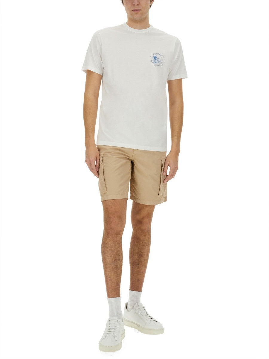Woolrich - Man - Beige - Shorts