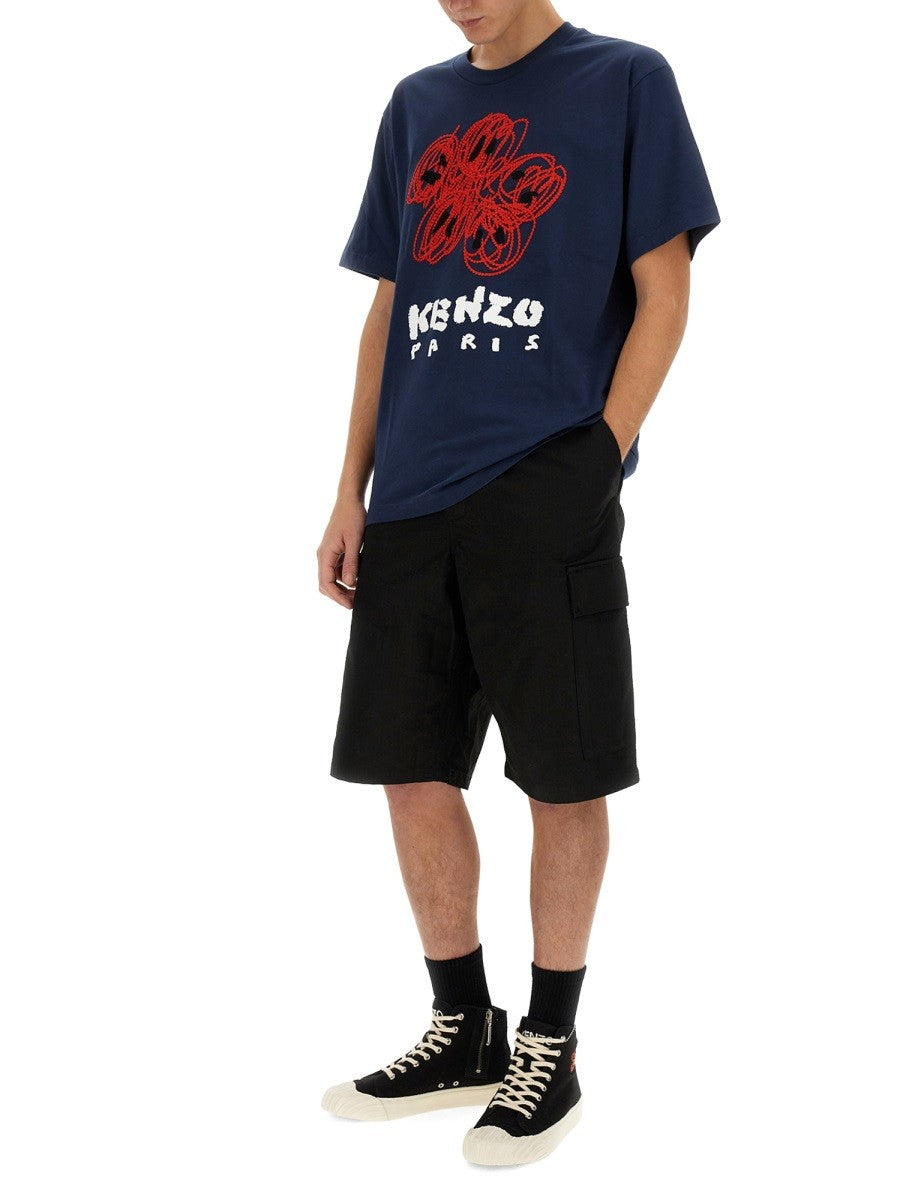 Kenzo - Man - Black - Shorts