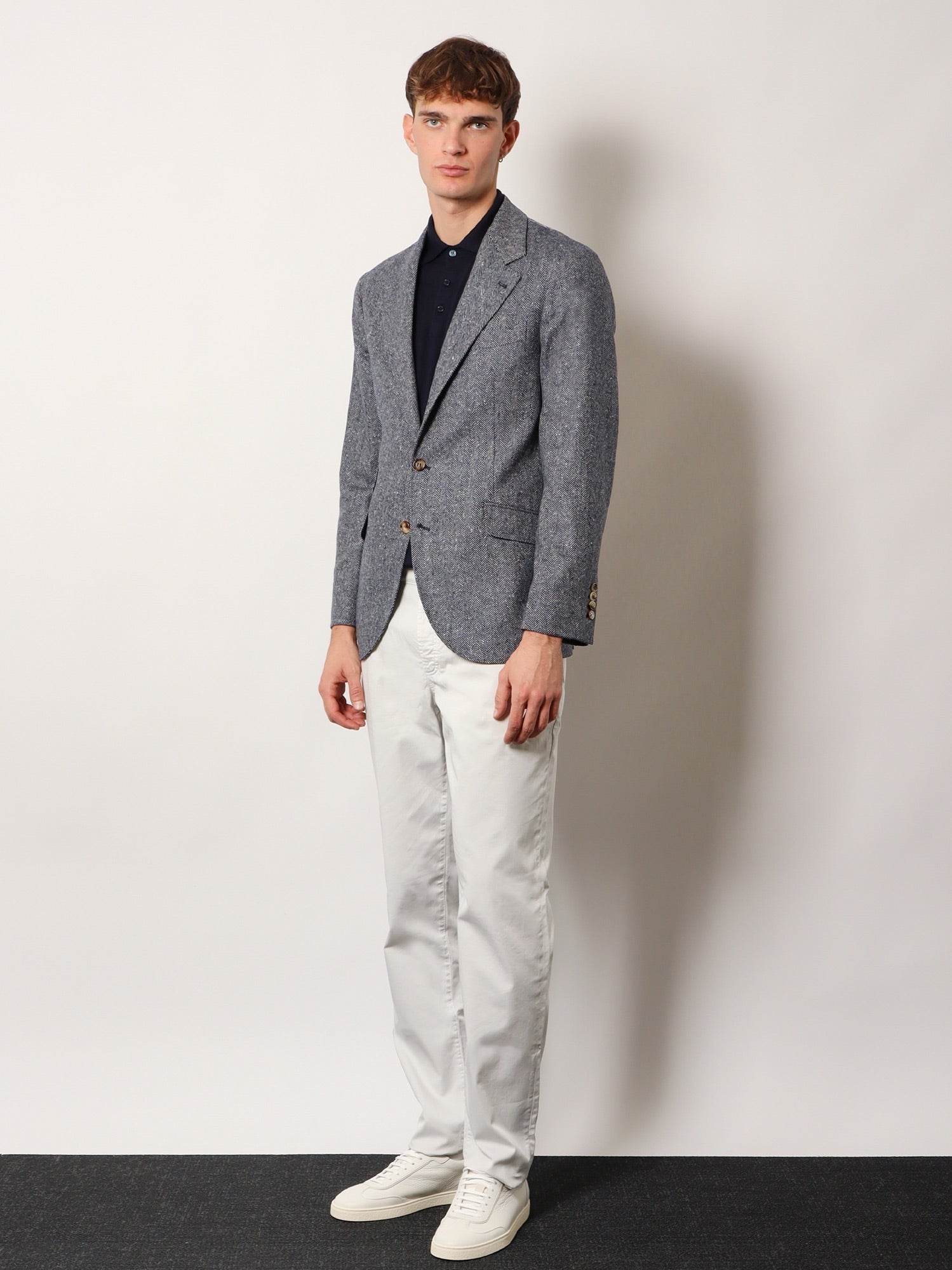 Brunello Cucinelli - Man - Blue - Polo Shirt
