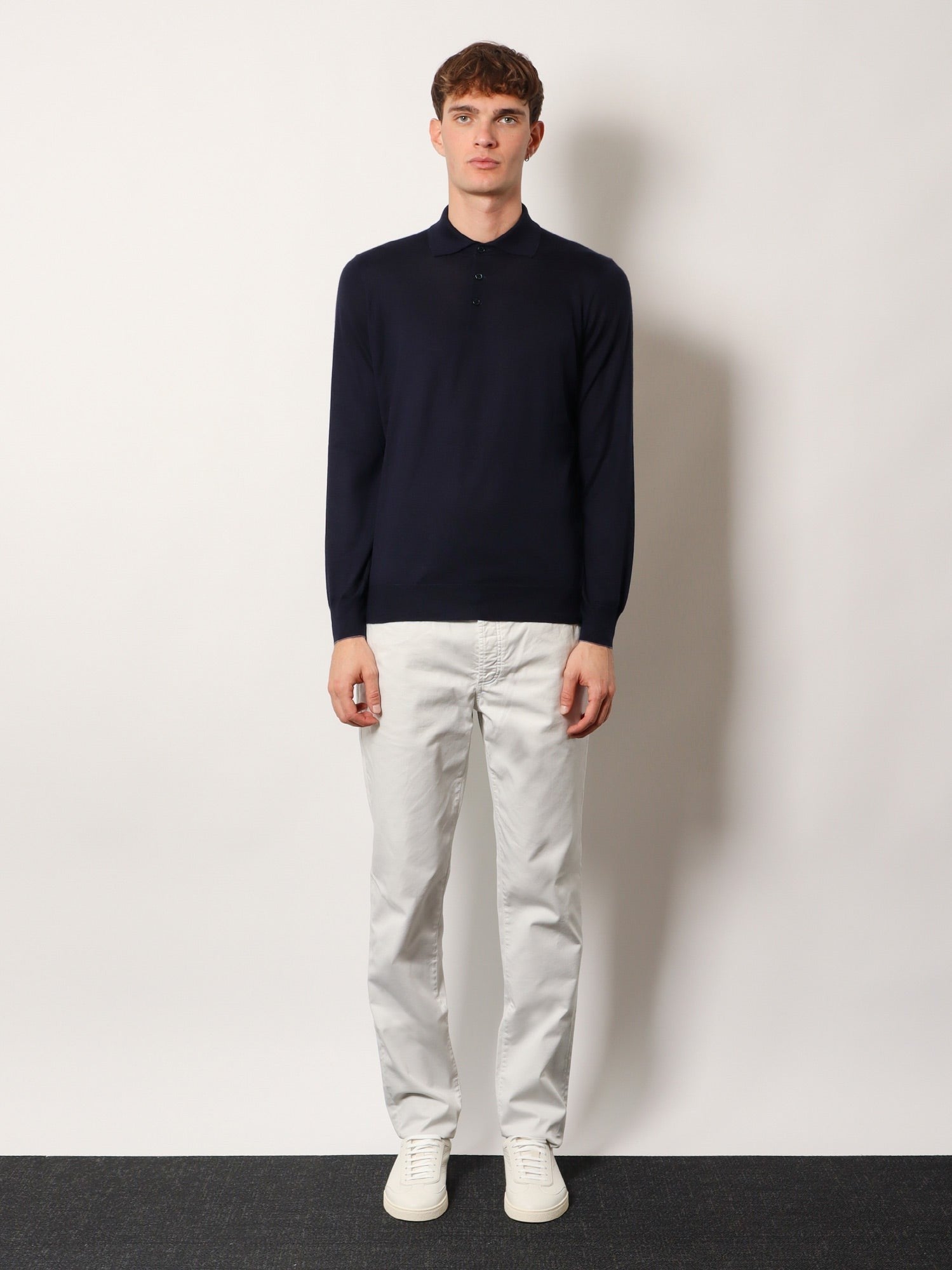Brunello Cucinelli - Man - Blue - Polo Shirt