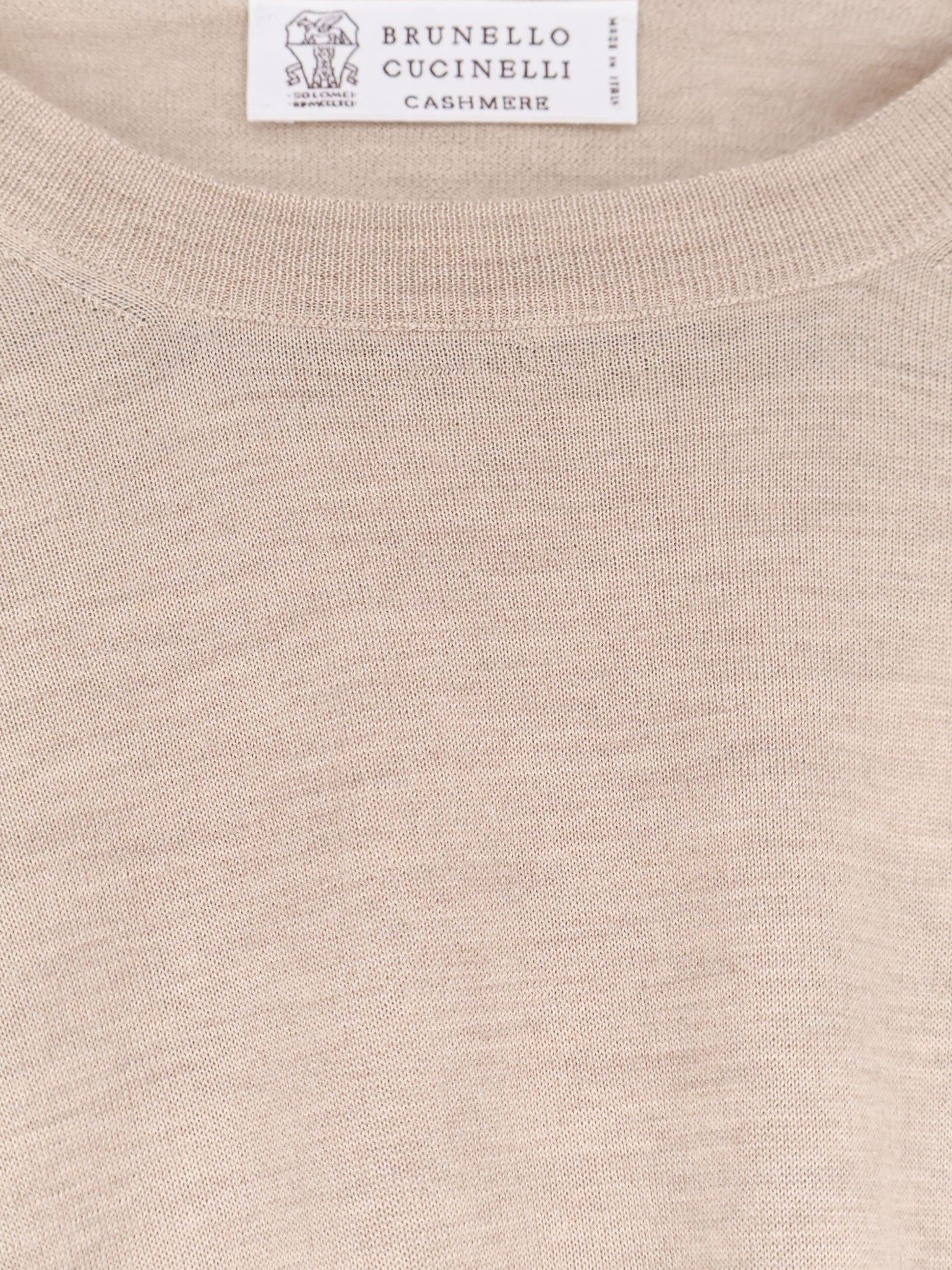 Brunello Cucinelli - Man - Beige - Knit Sweater
