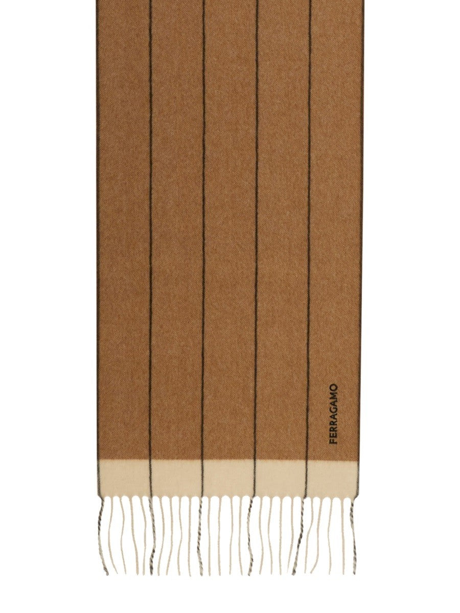 Ferragamo - Man - Beige - Scarf