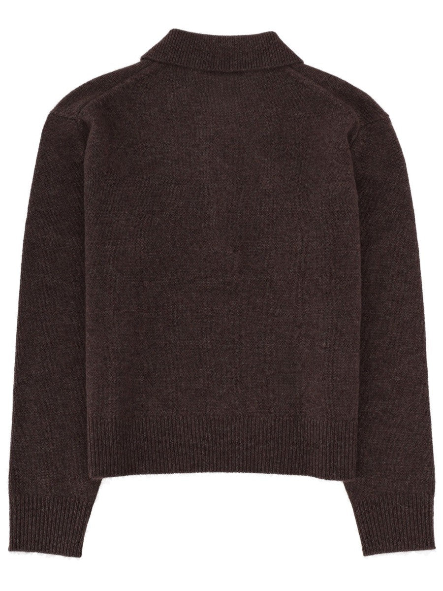 SPORTY&RICH - Unisex - Brown - Polo Shirt