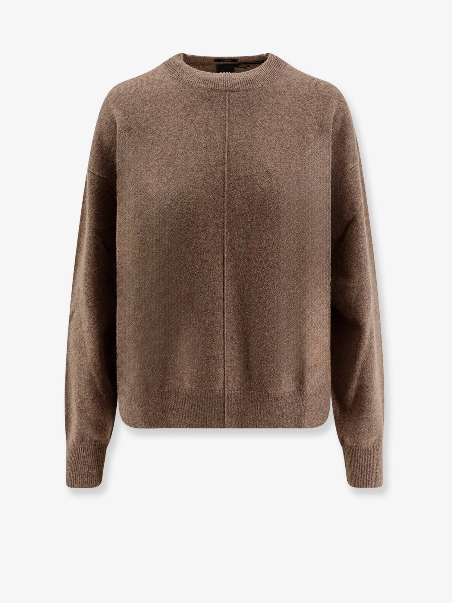 Boss - Woman - Open Brown - Knit Sweater