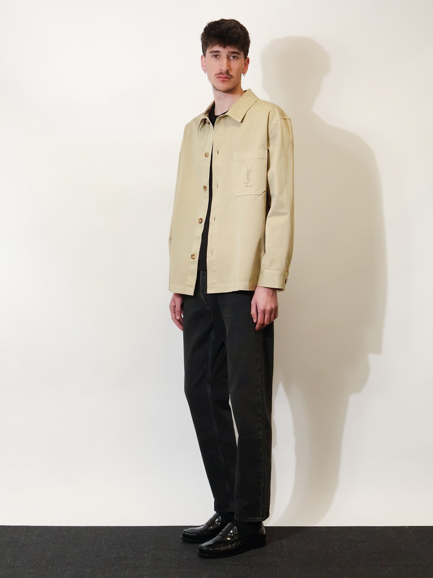 Saint Laurent - Man - Beige - Shirt