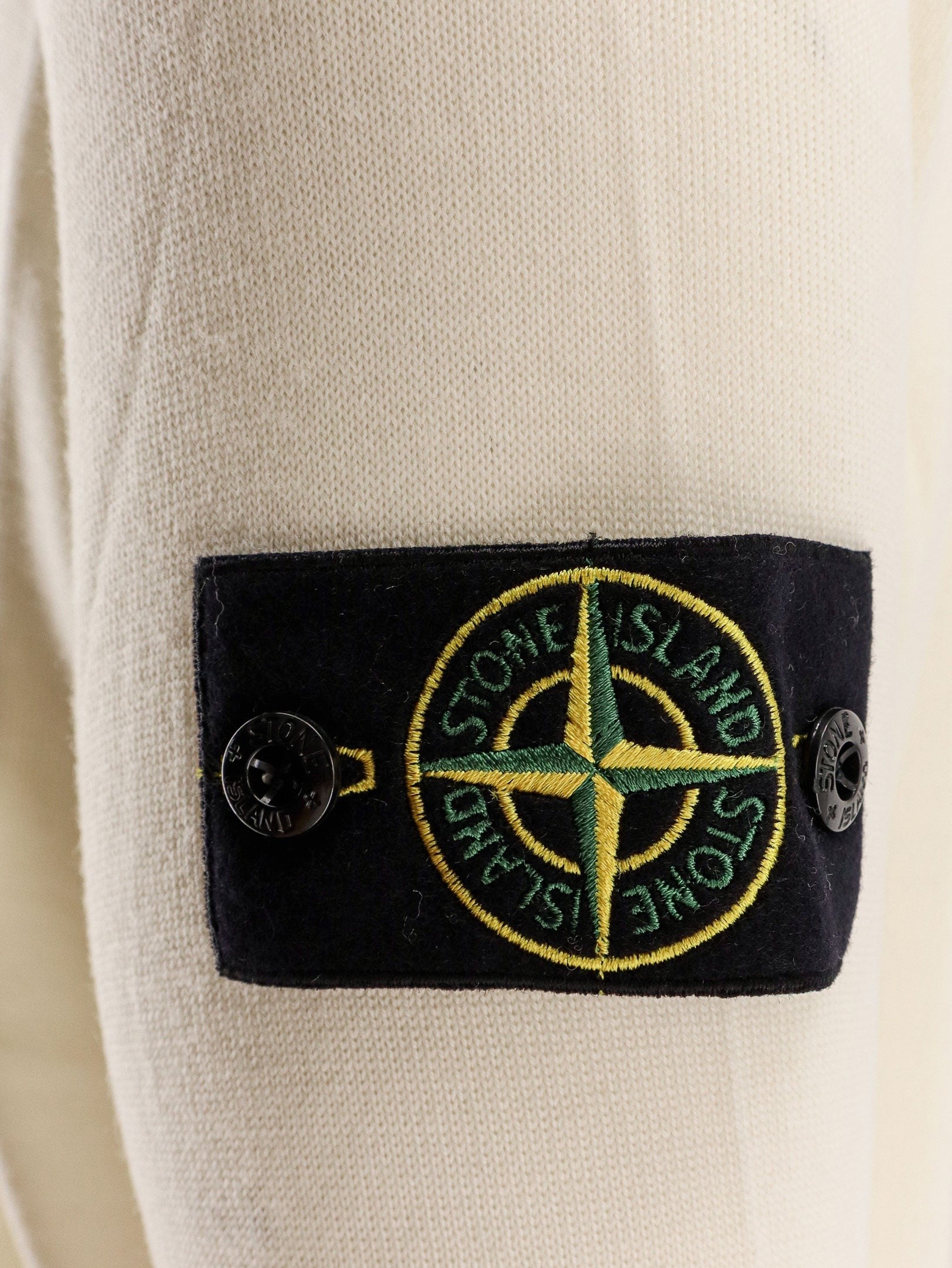 Stone Island - Man - White - Knit Sweater