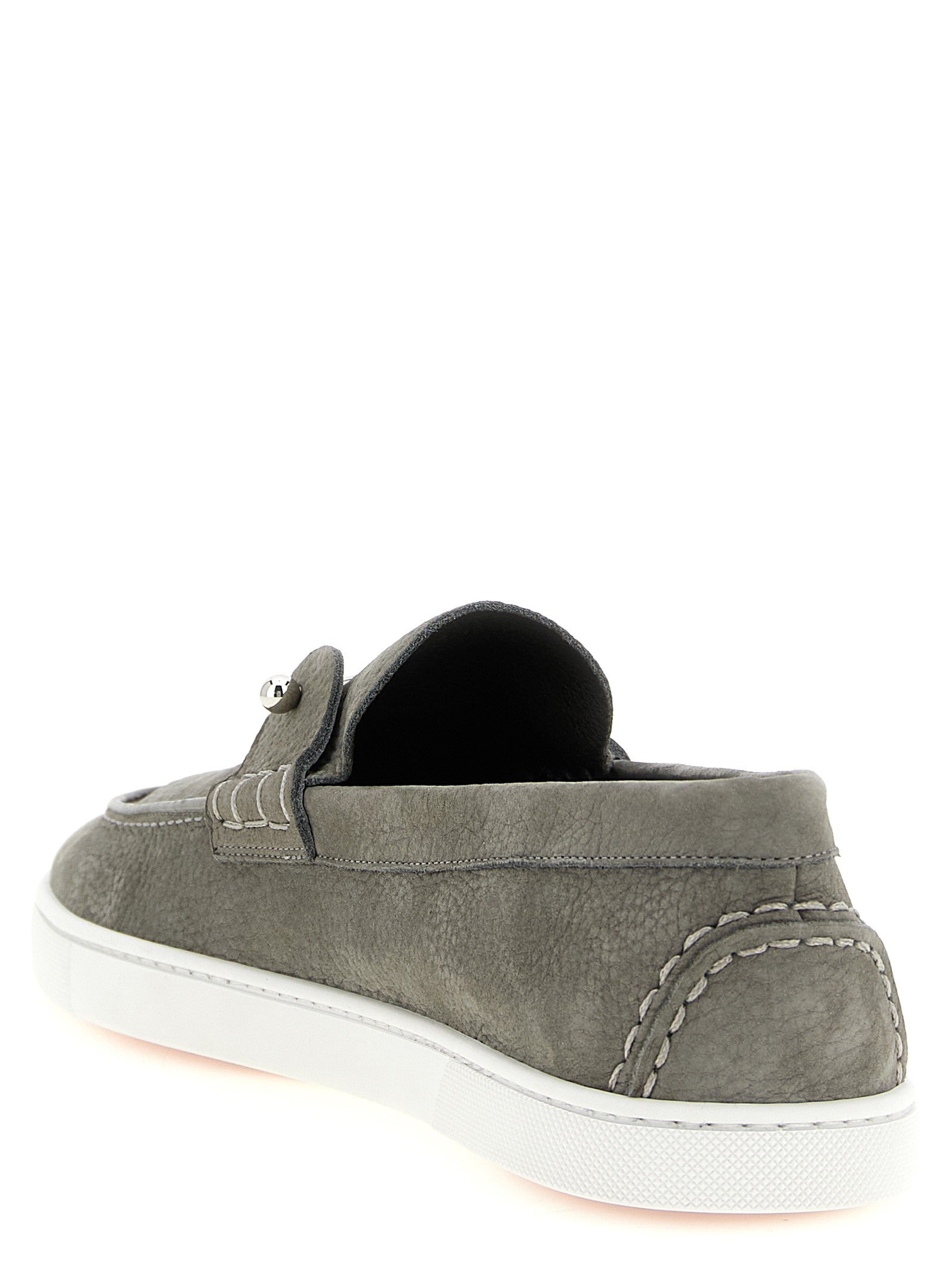 CHRISTIAN LOUBOUTIN - nan - Grey - Loafer
