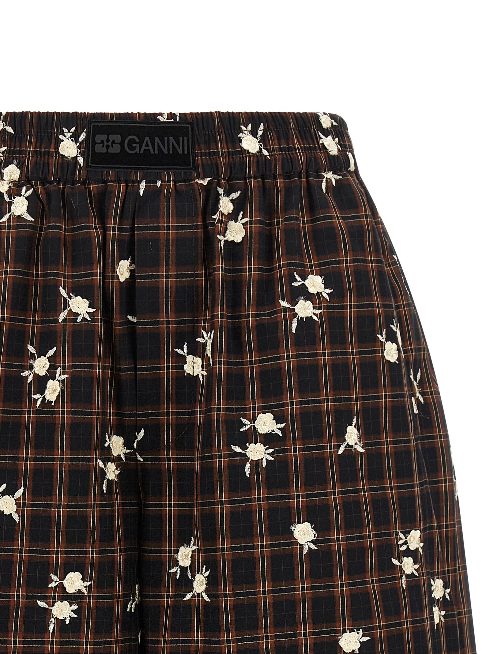 GANNI - nan - Brown - Shorts