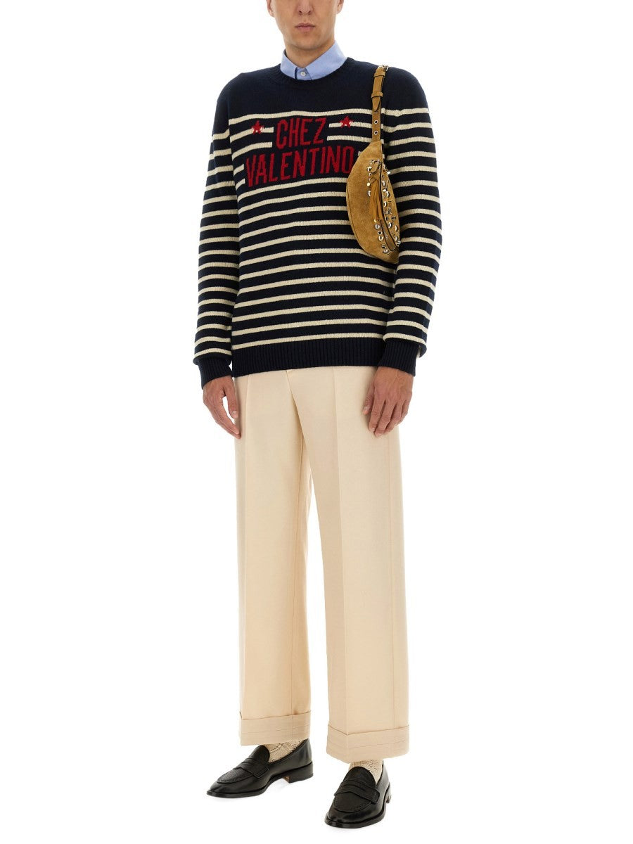 Valentino - Man - Blue - Sweater
