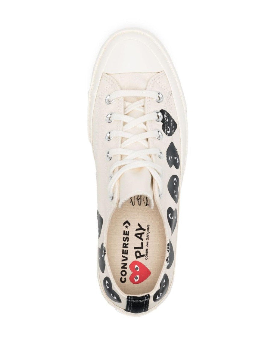COMME DES GARCONS PLAY CONVERSE - Unisex - White - Sneaker