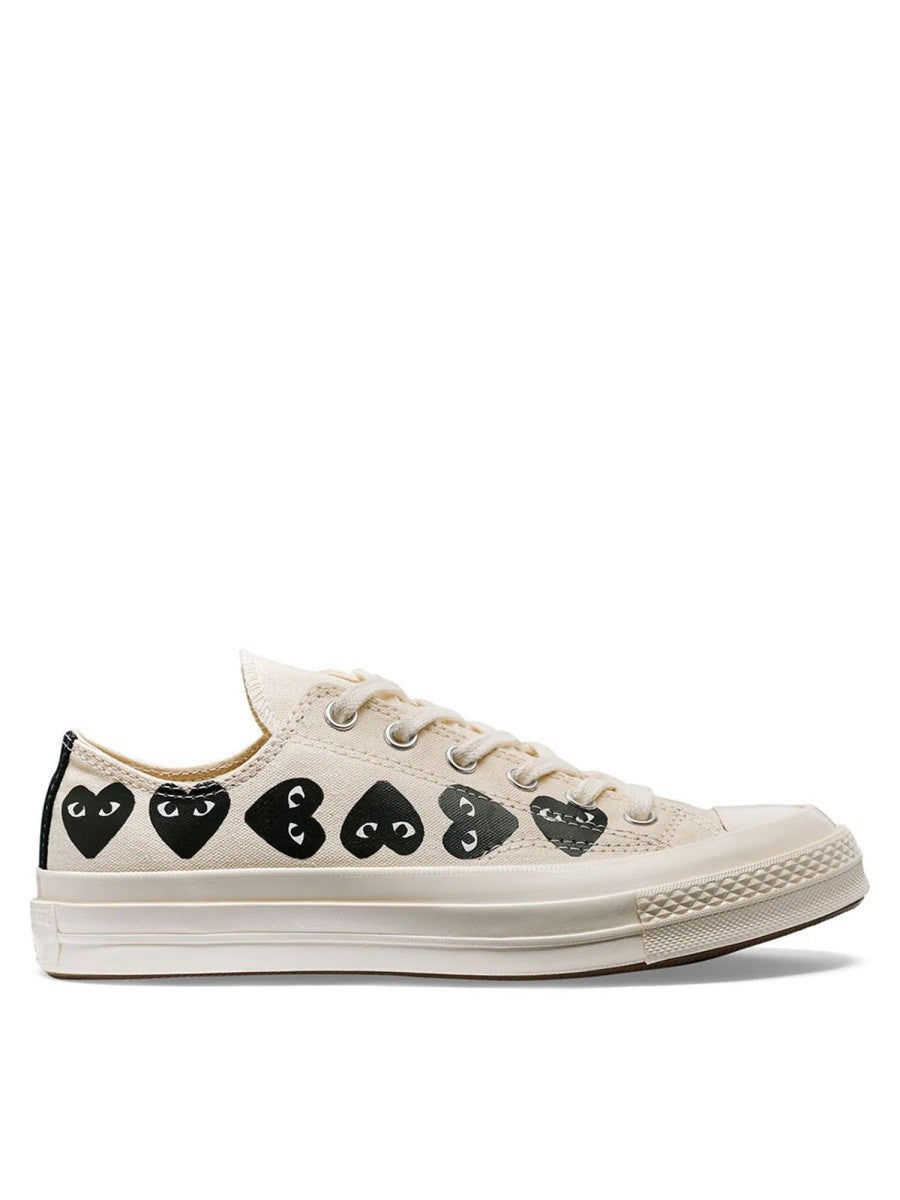 COMME DES GARCONS PLAY CONVERSE - Unisex - White - Sneaker