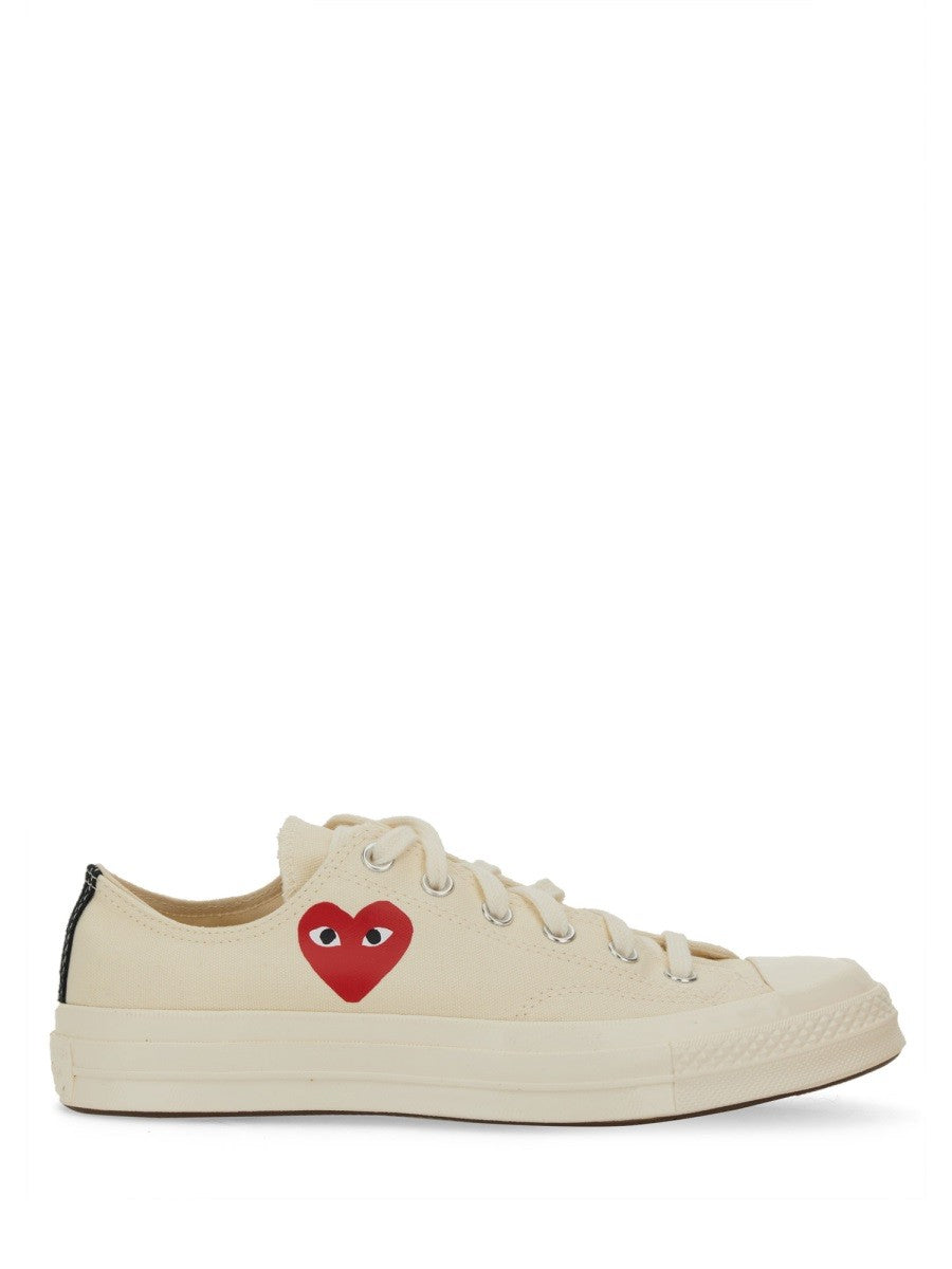 COMME DES GARCONS PLAY CONVERSE - Man - White - Sneaker
