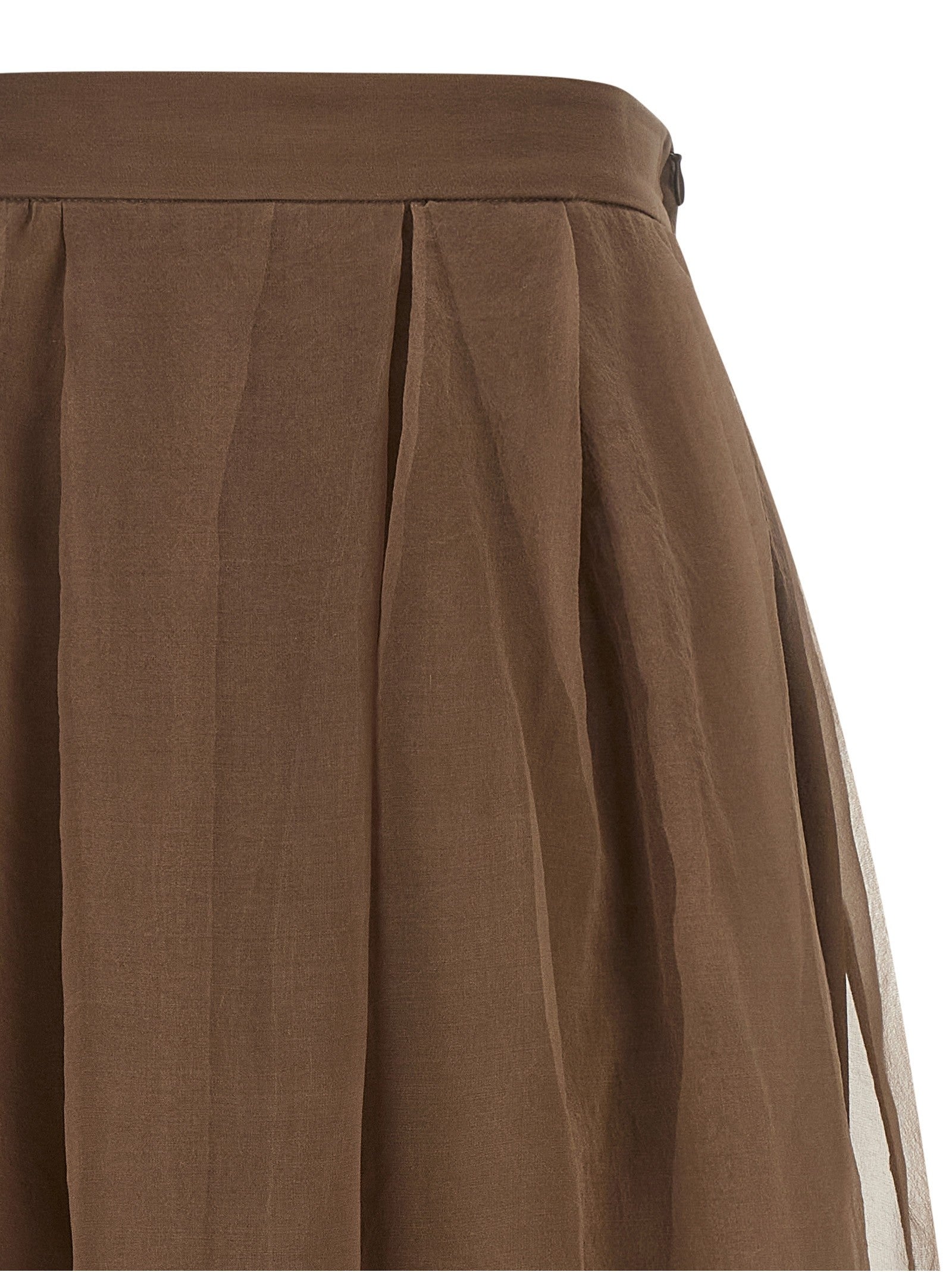 Brunello Cucinelli - nan - Brown - Skirt