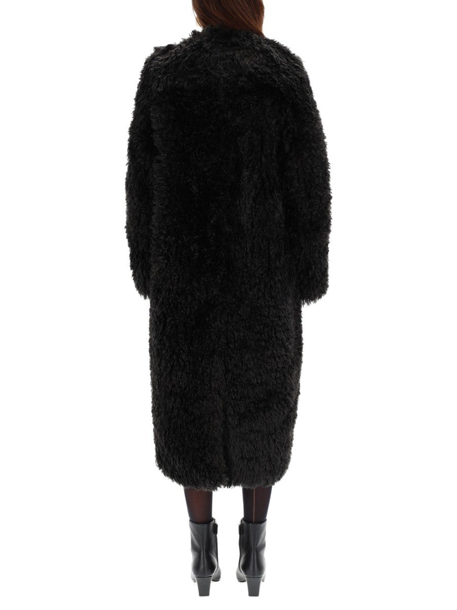 STAND - Woman - Black - Fur Coat