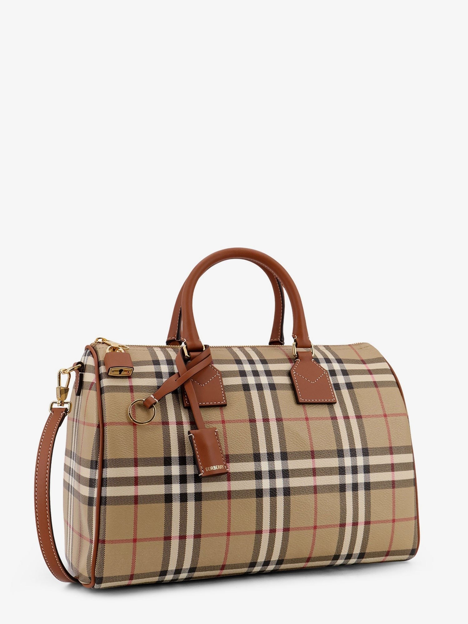 Burberry - Woman - Vntg Chk Briar Brown - Handbag