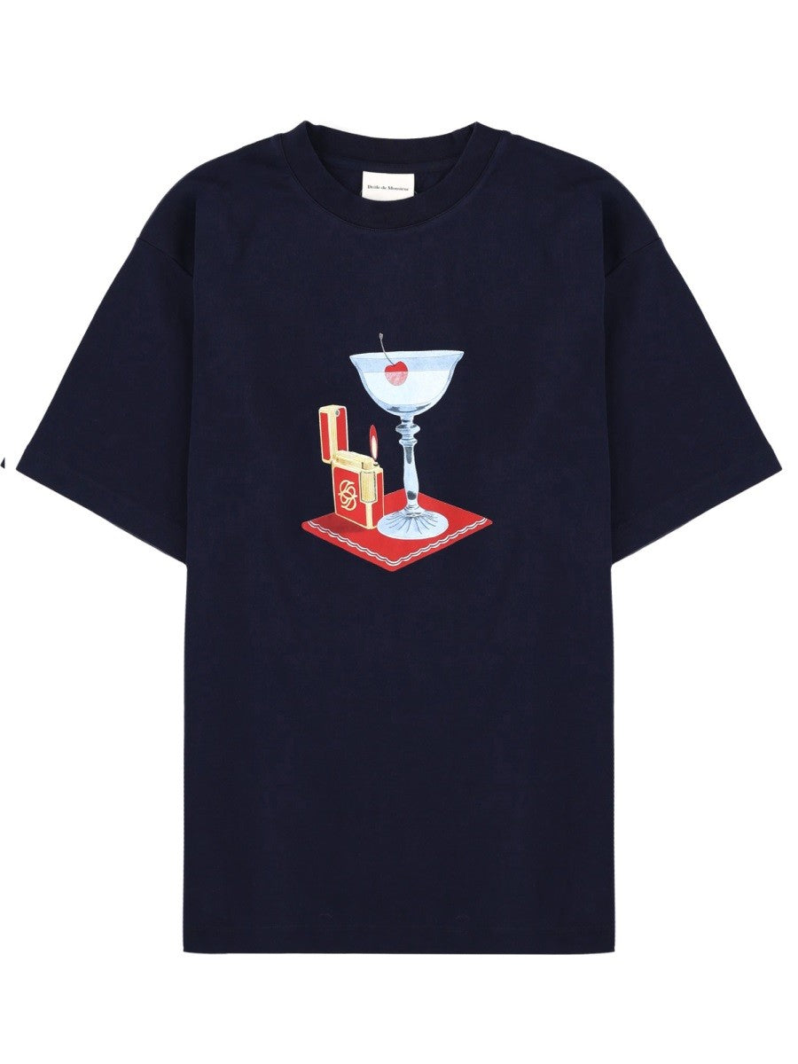Drole De Monsieur - Man - Blue - T-shirt