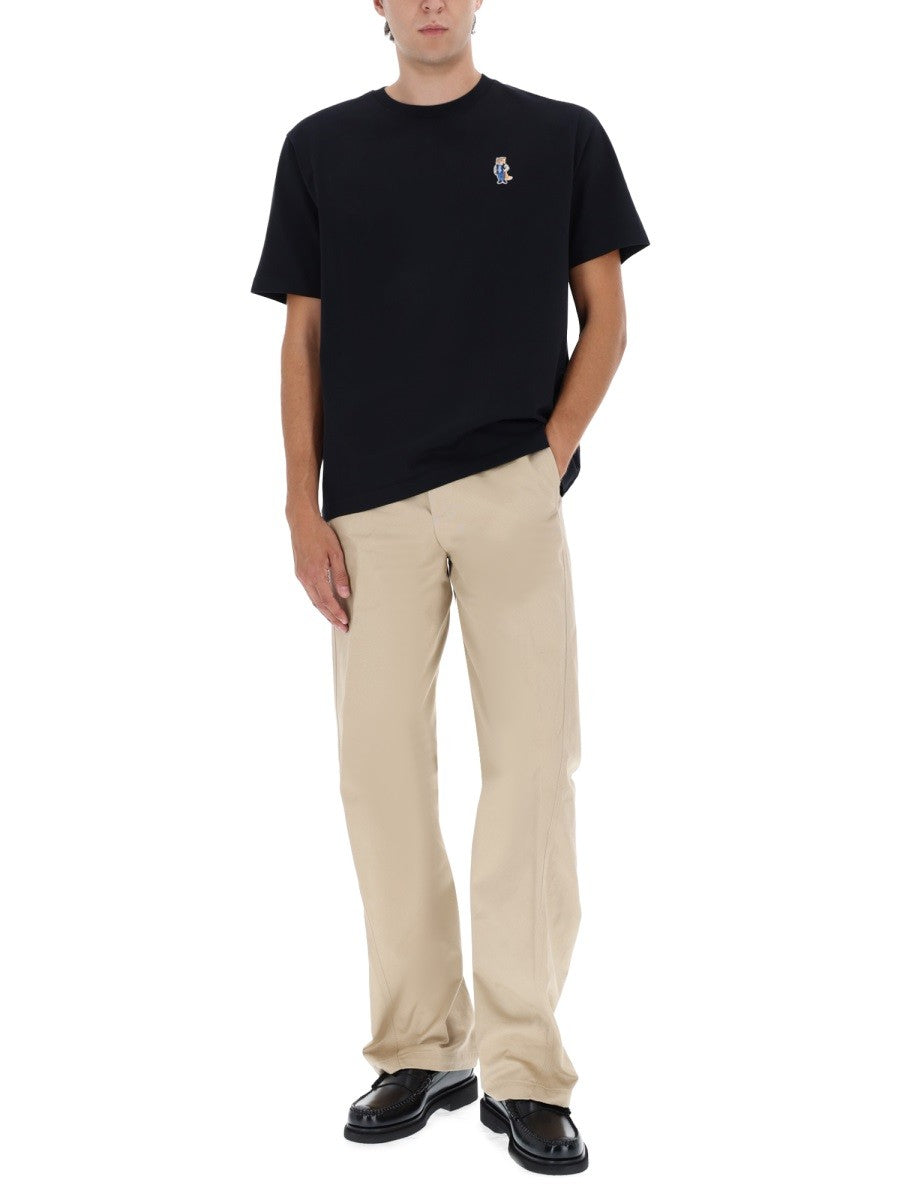 Maison Kitsune - Man - Black - T-shirt