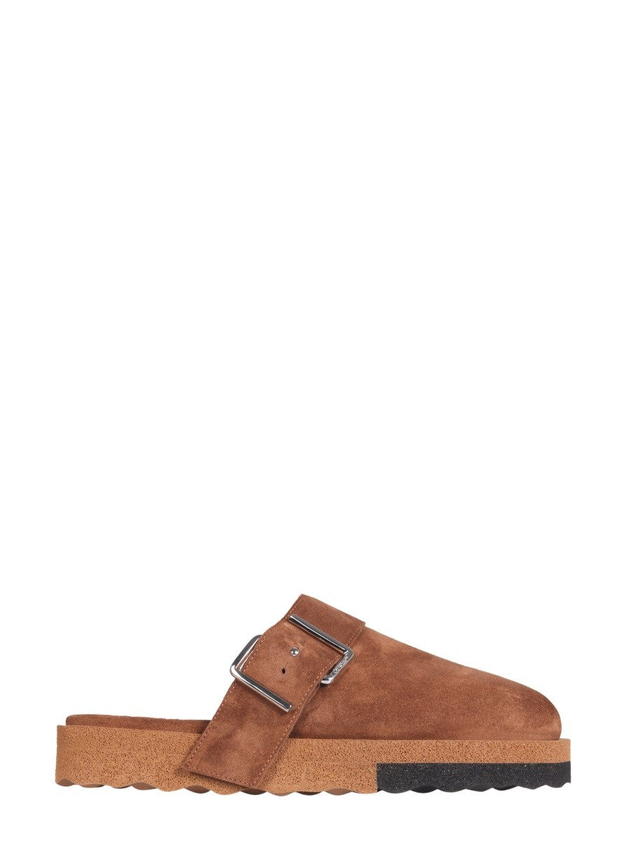 Off-white - Man - Brown - Flat
