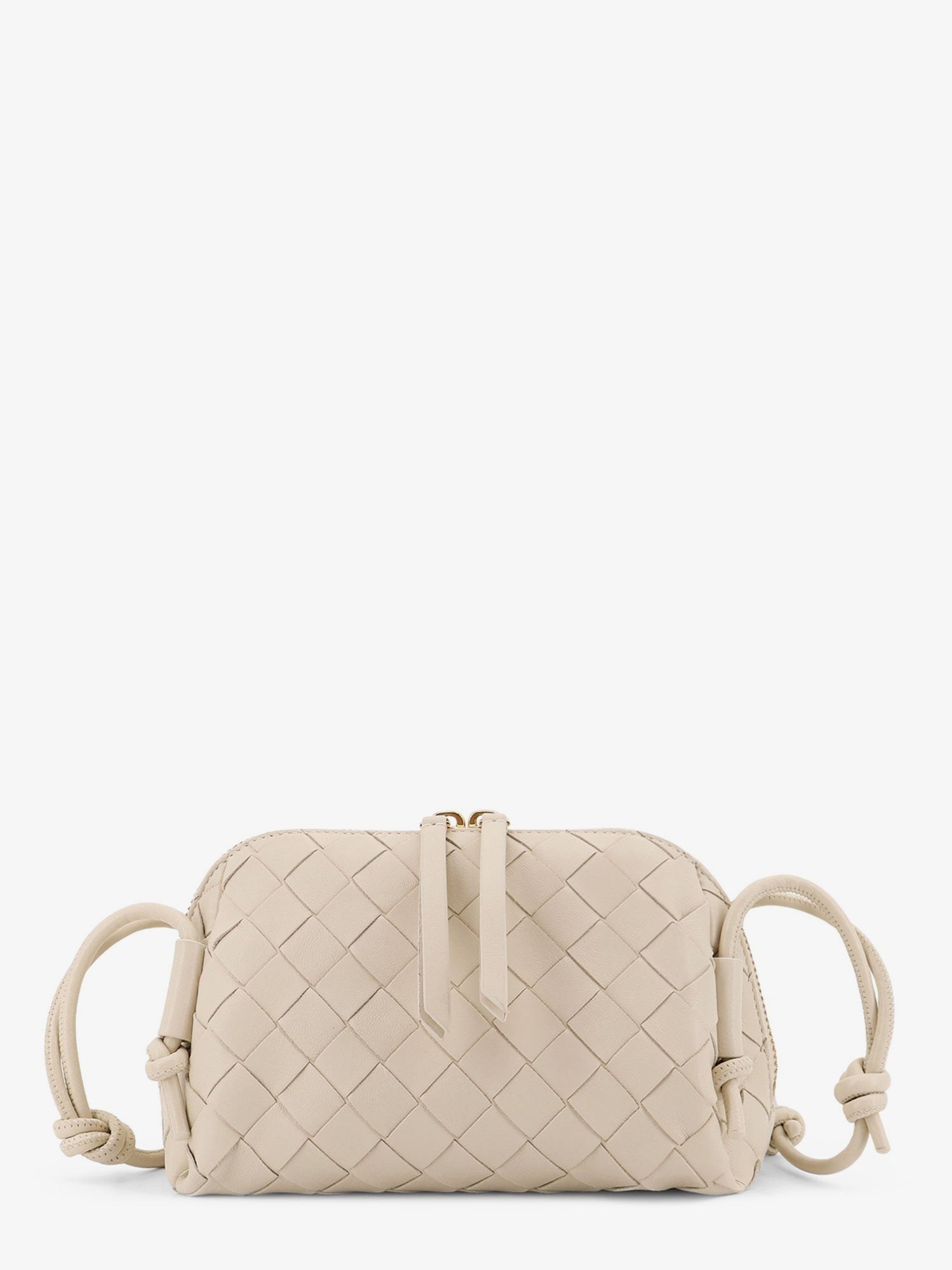 Bottega Veneta - Woman - Sea Salt-Gold - Crossbody Bag
