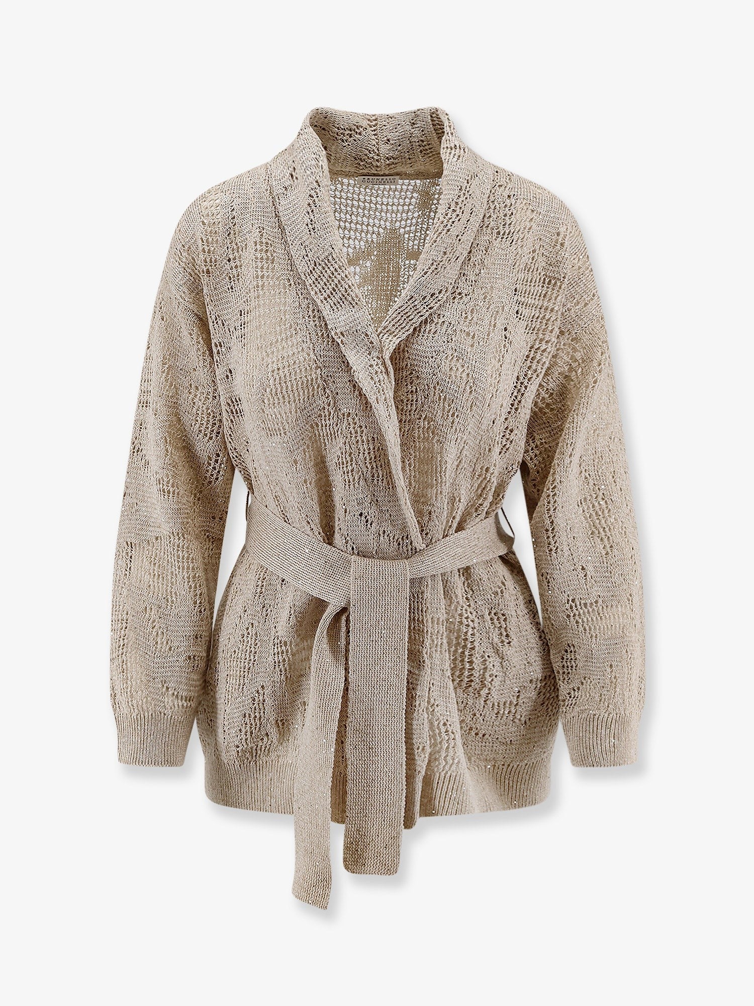 Brunello Cucinelli - Woman - Beige - Knit Sweater