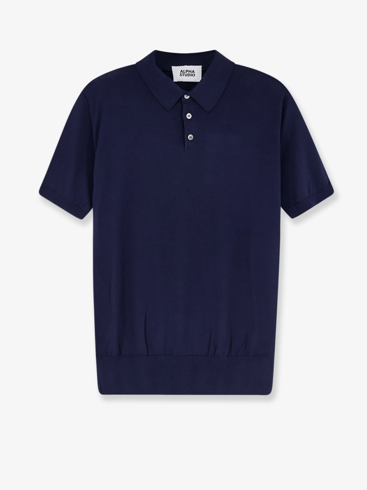 ALPHA-STUDIO - Man - Blue - Polo Shirt