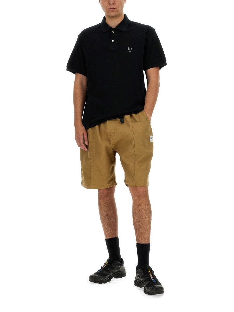 SOUTH2 WEST8 - Man - Brown - Shorts