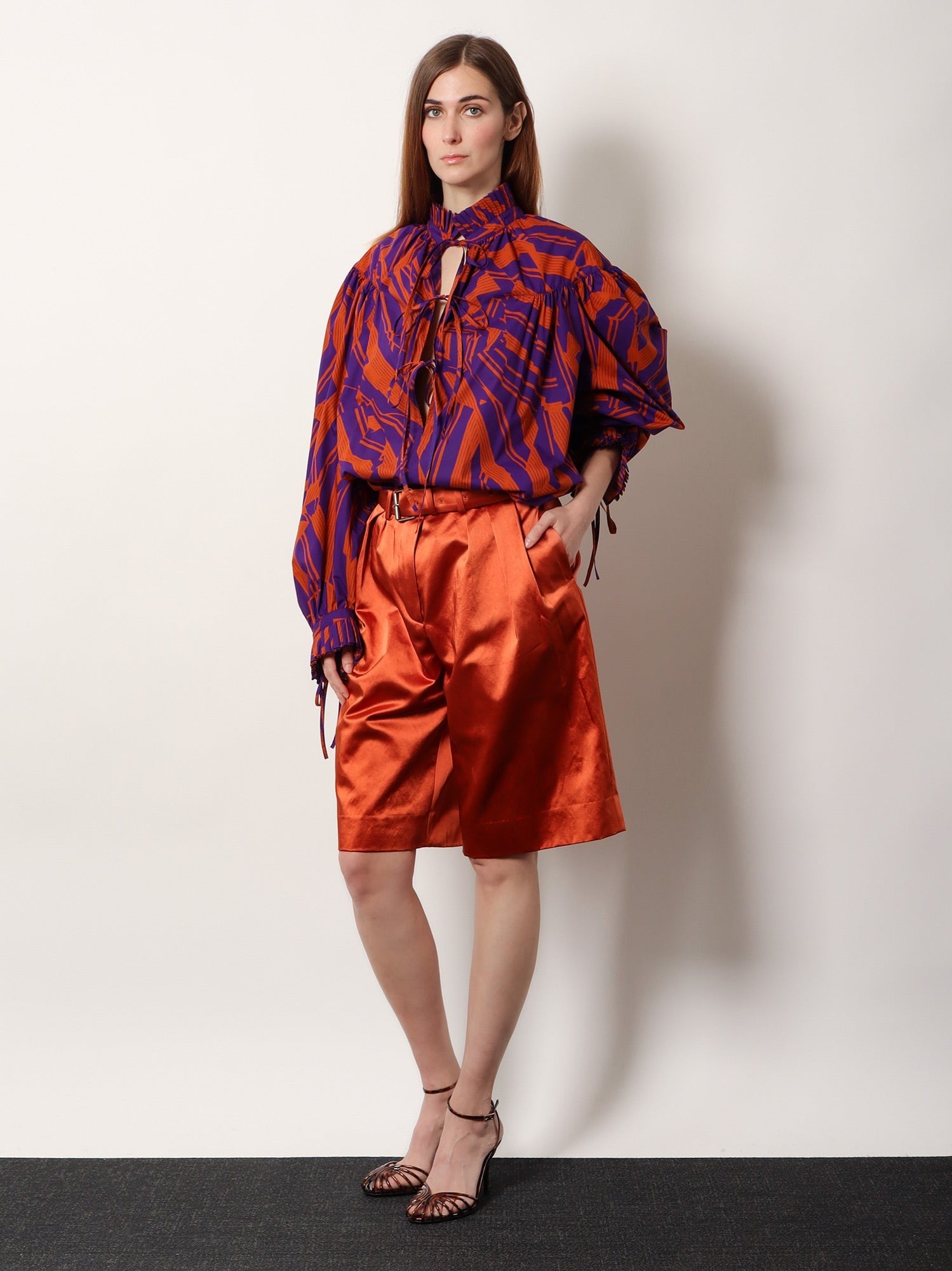 Dries Van Noten - Woman - Orange - Shorts