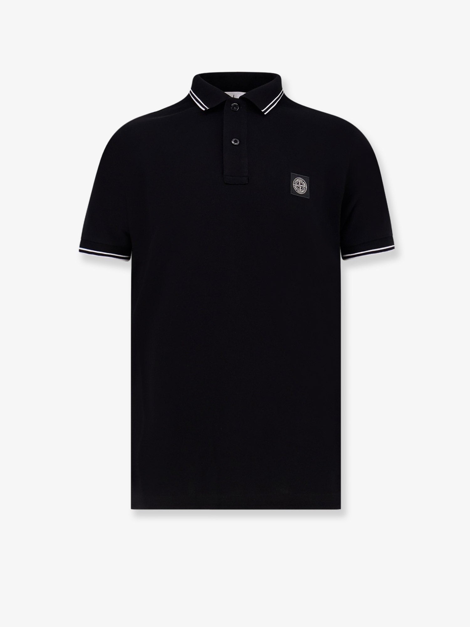Stone Island - Man - Black - Polo Shirt