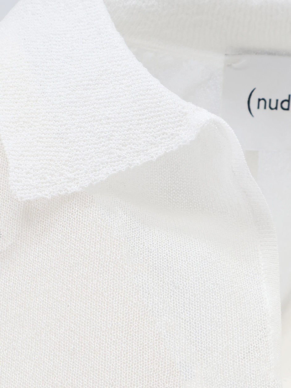 NUDE - Woman - White - Polo Shirt