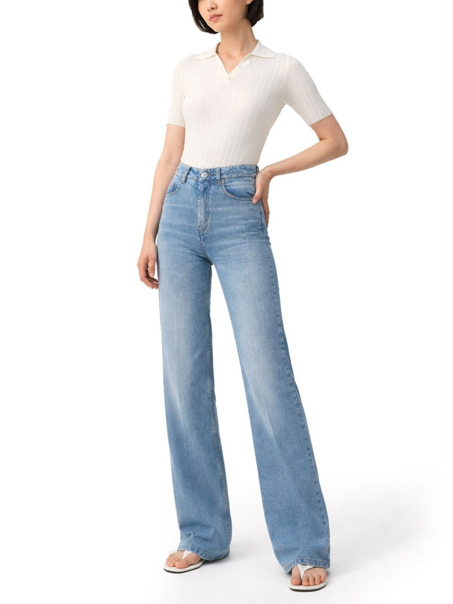 AMI PARIS - Woman - Blue - Jeans