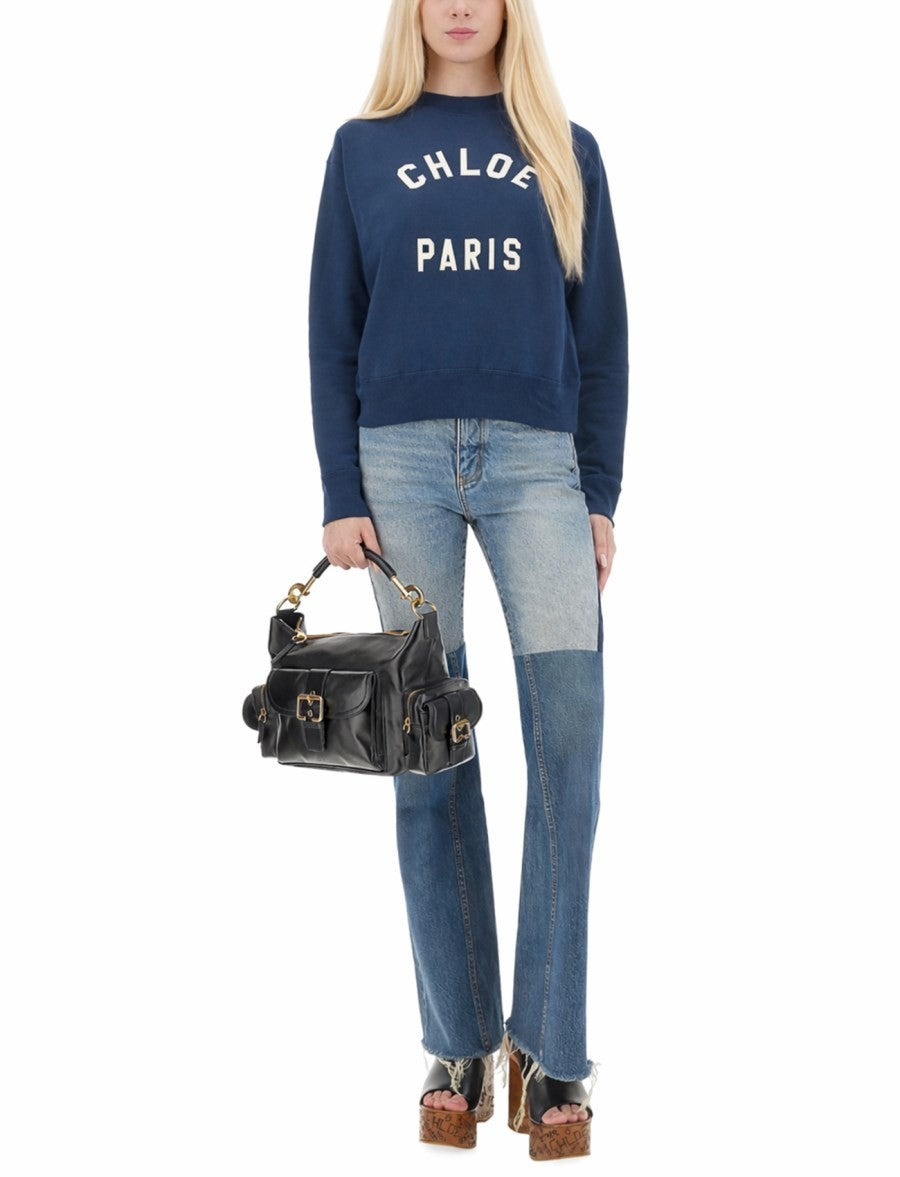 CHLOÉ - Woman - Blue - Sweatshirt