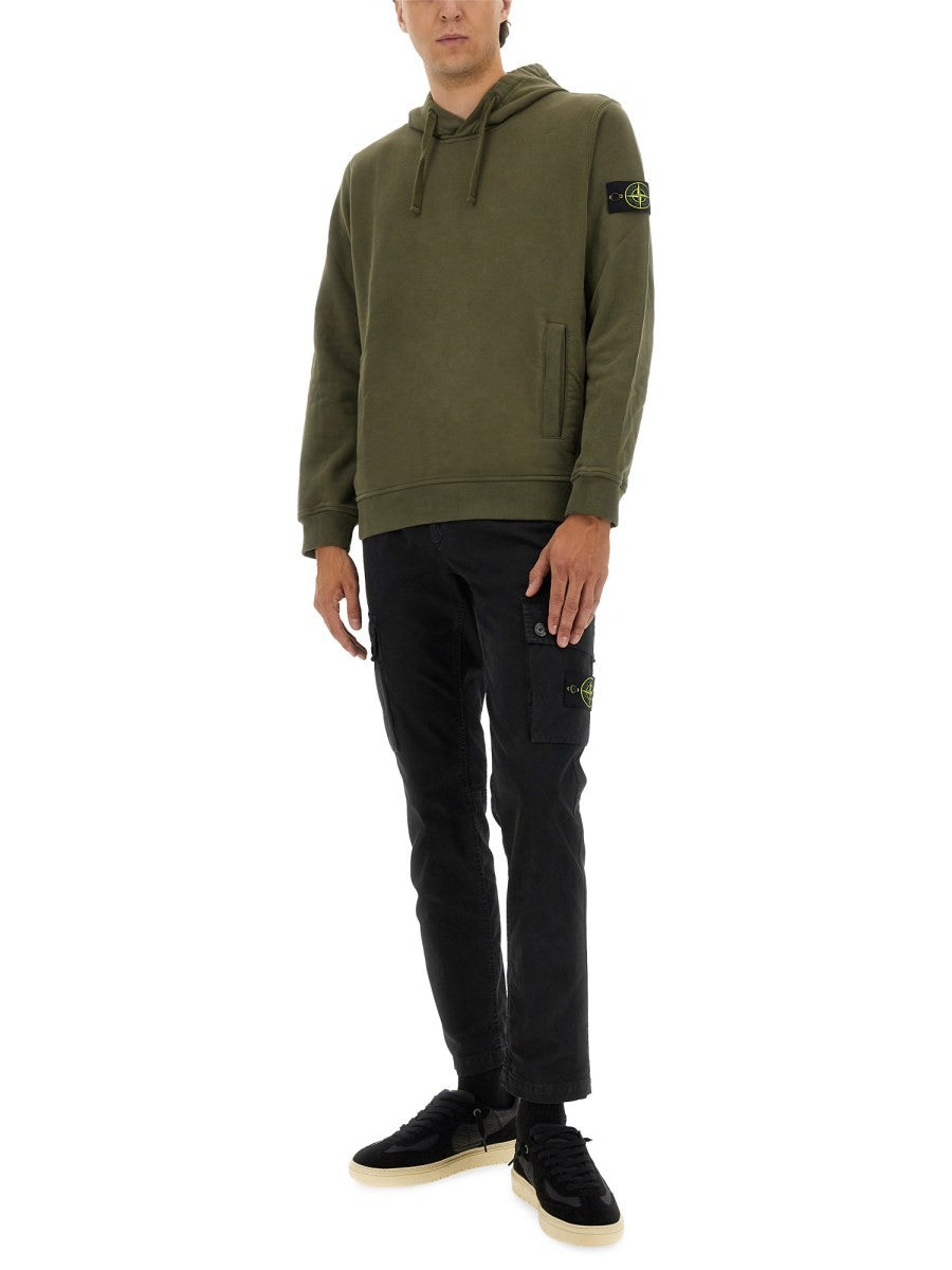 Stone Island - Man - Green - Sweatshirt