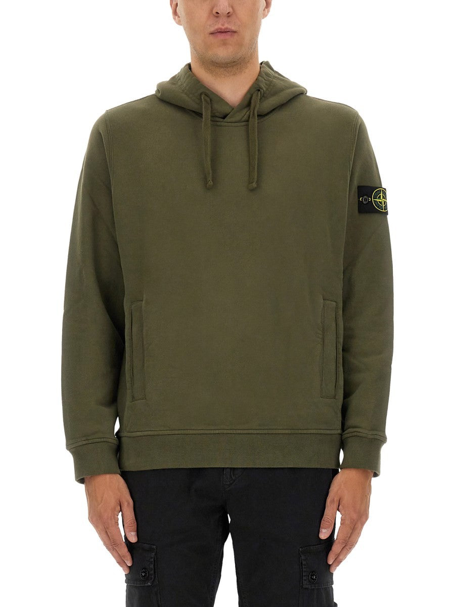 Stone Island - Man - Green - Sweatshirt