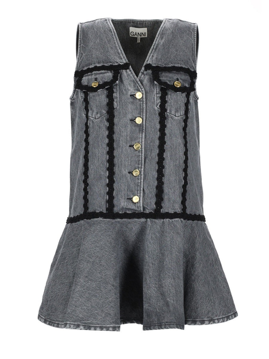 GANNI - Woman - Black - Dress