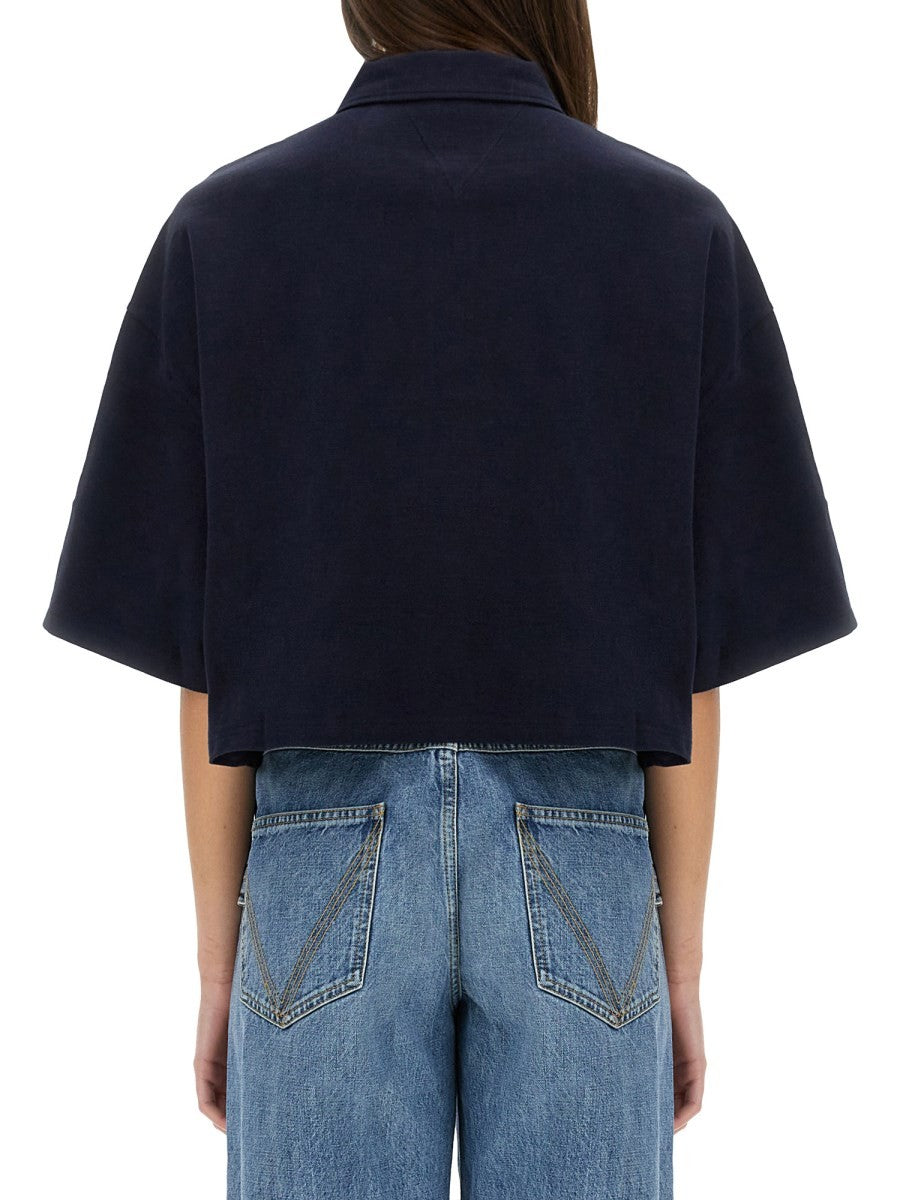 Bottega Veneta - Woman - Blue - POLO SHIRTS