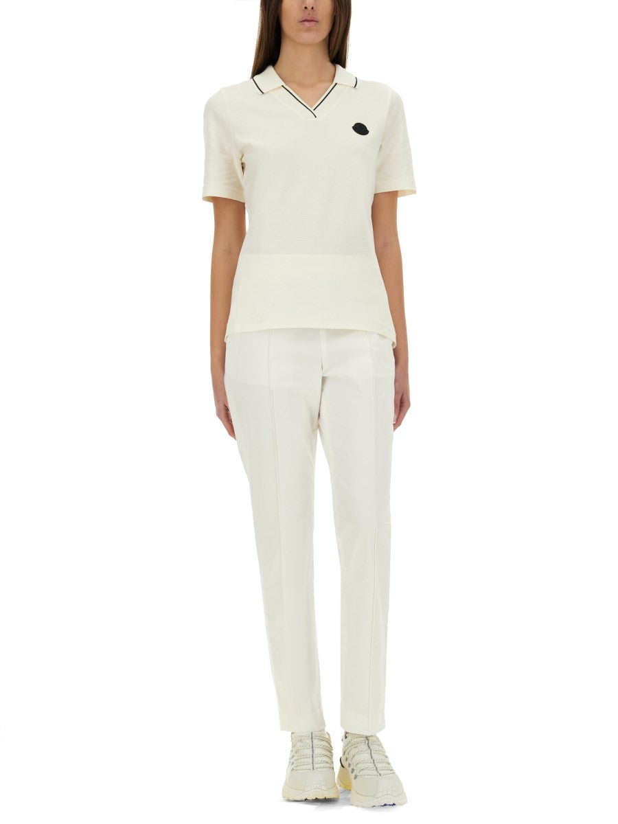 Moncler - Woman - White - POLO SHIRT