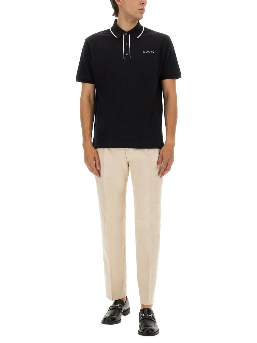 Gucci - Man - Black - Polo Shirts
