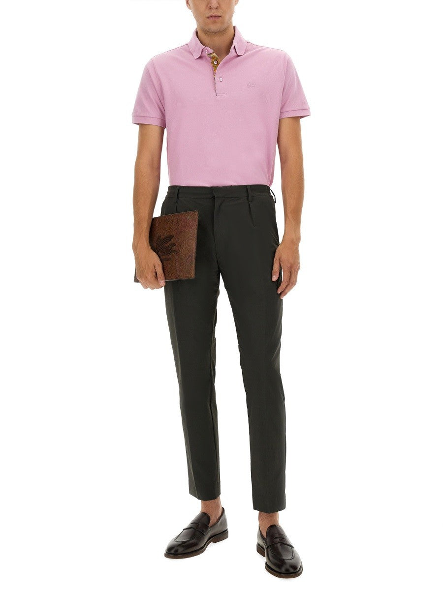 Etro - Man - Pink - Polo Shirt