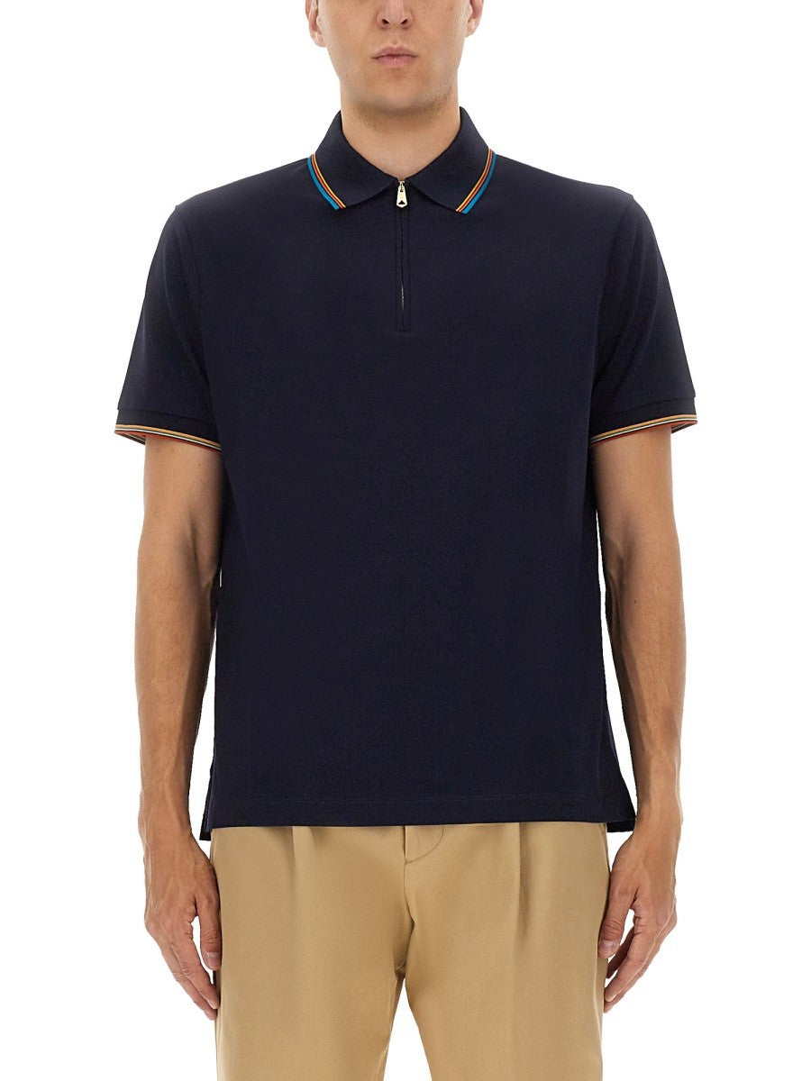 PAUL SMITH - Man - Blue - Polo Shirt