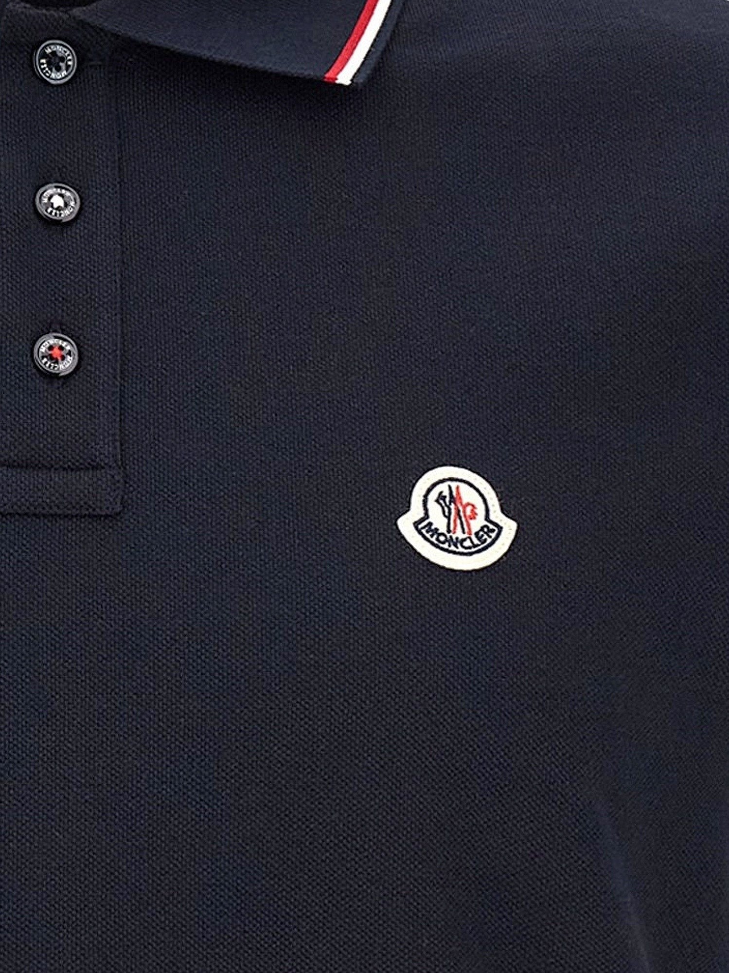 Moncler - Man - Blu Scuro - Polo Shirt