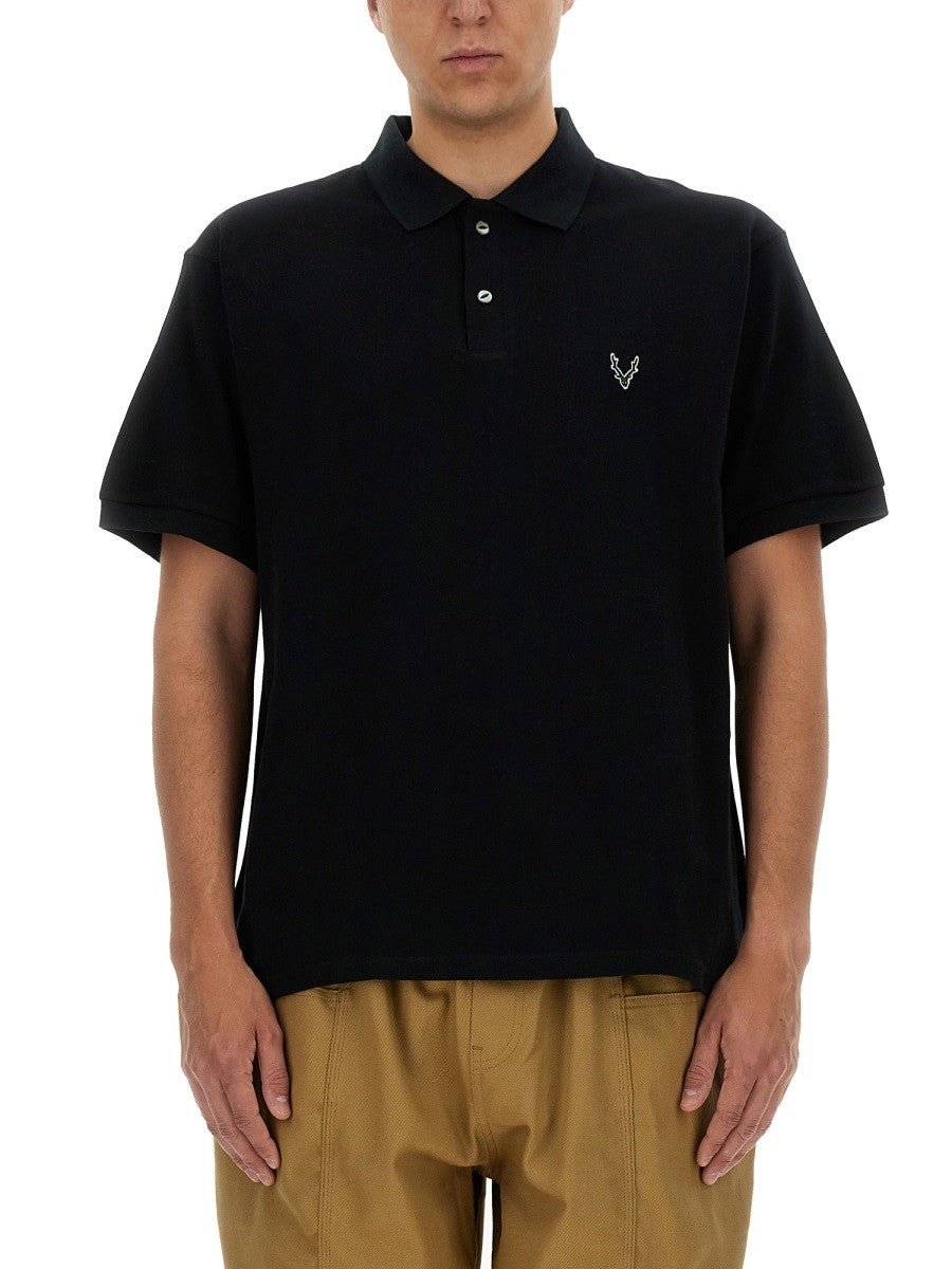 SOUTH2 WEST8 - Man - Black - Polo Shirt