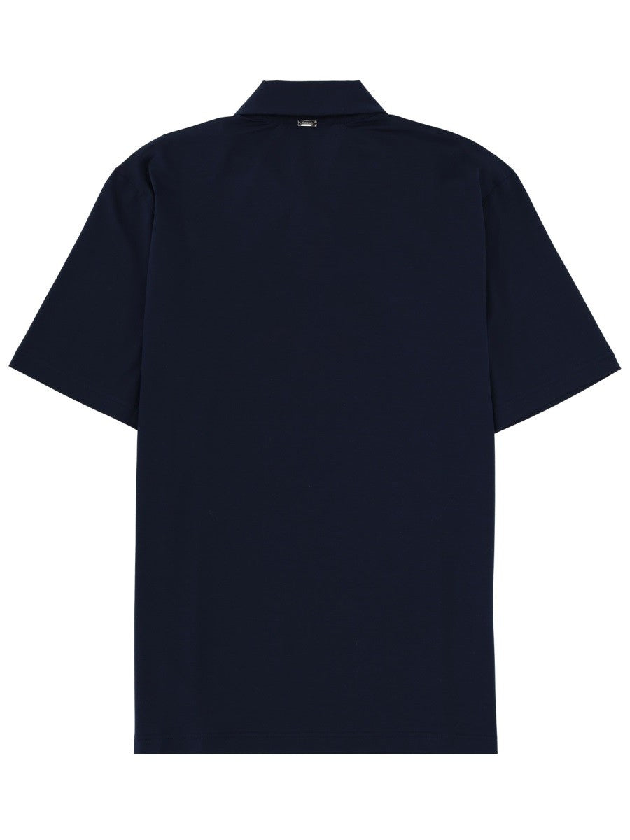 Herno - Man - Blue - Polo Shirt
