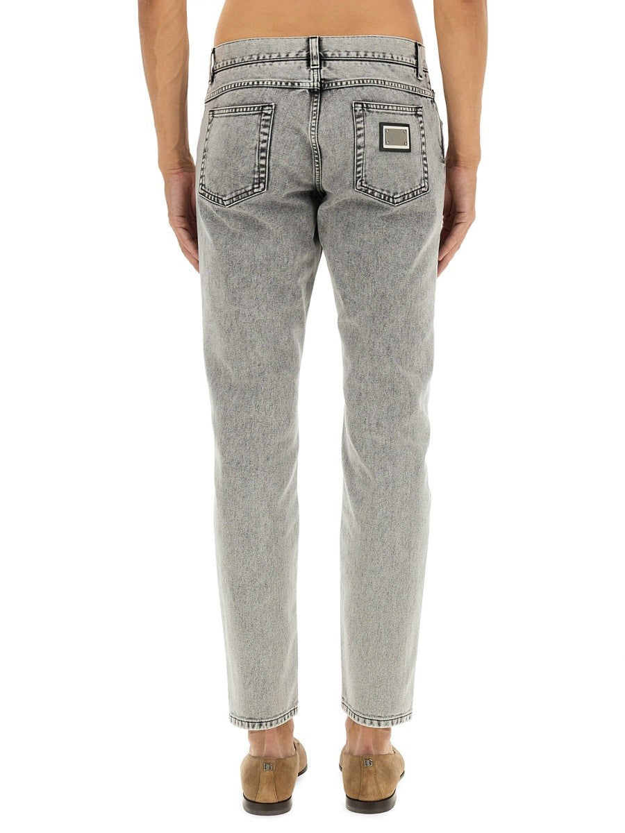 Dolce & Gabbana - Man - Grey - Jeans