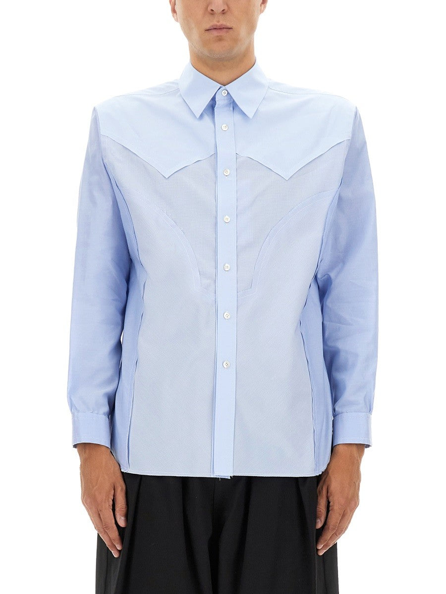 Maison Margiela - Man - Blue - Shirt