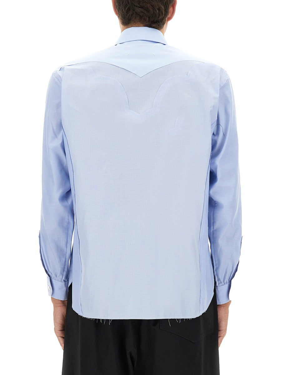 Maison Margiela - Man - Blue - Shirt